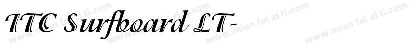 ITC Surfboard LT字体转换